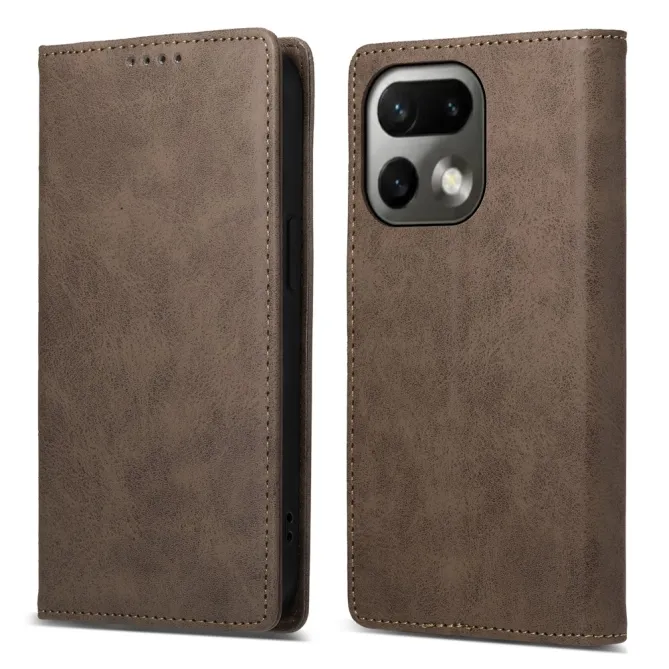 Flip Cover Realme 16 Pro Effet Cuir Rétro