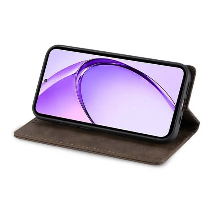 Flip Cover Realme 16 Pro Effet Cuir Rétro