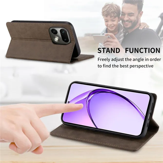 Flip Cover Realme 16 Pro Effet Cuir Rétro