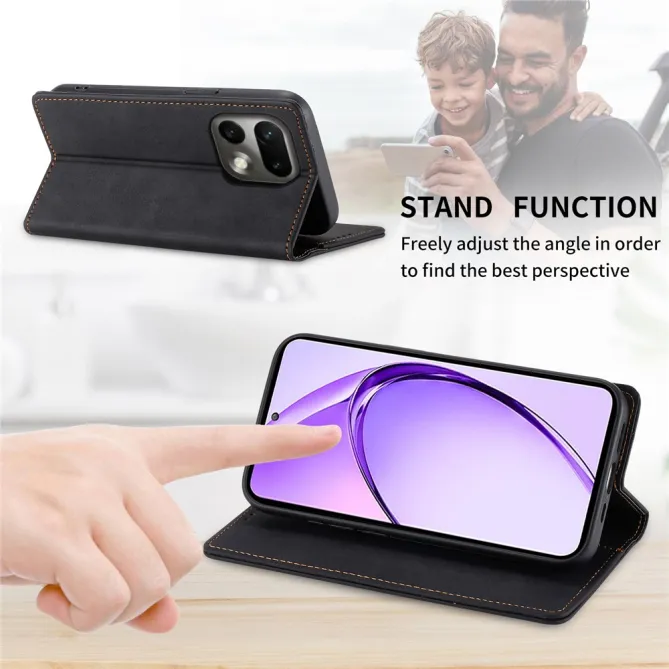 Flip Cover Realme 16 Pro Effet Cuir Rétro