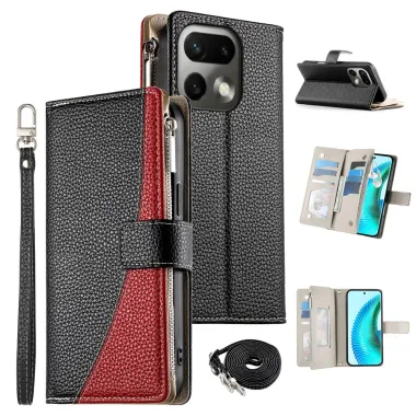 Étui Realme 16 Pro Zippé avec Bandoulière