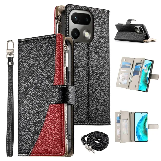 Étui Realme 16 Pro Zippé avec Bandoulière