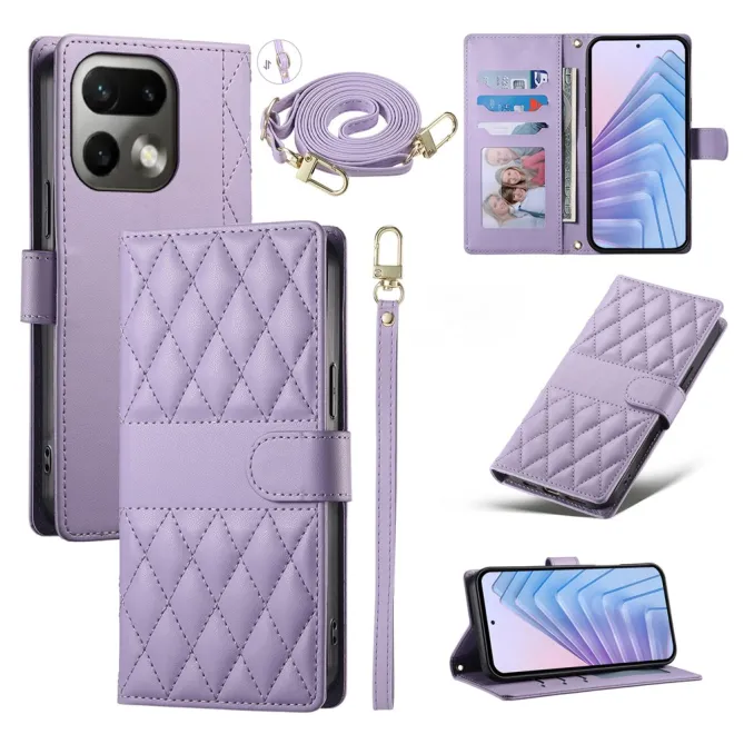 Housse Realme 16 Pro au Design Matelassé et Bandoulière