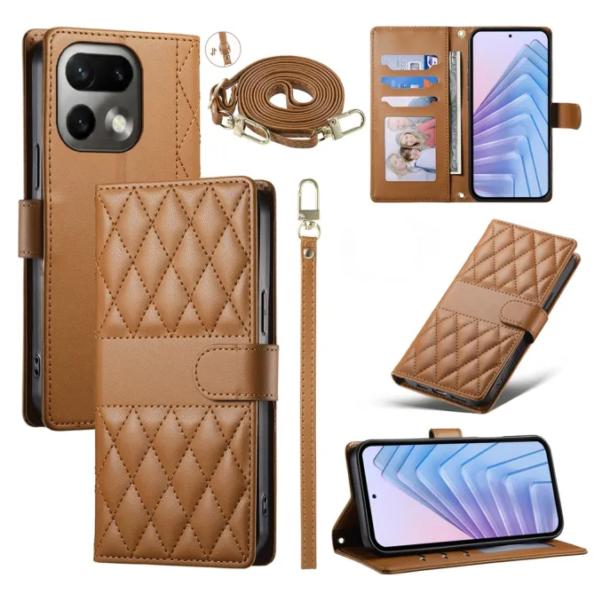 Housse Realme 16 Pro au Design Matelassé et Bandoulière