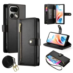 Étui Realme 16 Pro Zippé avec Bandoulière