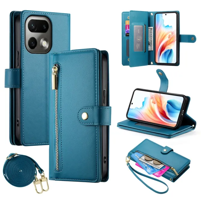 Étui Realme 16 Pro Zippé avec Bandoulière