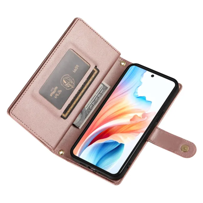 Étui Realme 16 Pro Zippé avec Bandoulière