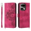 Housse Realme 16 Pro Portefeuille Fleur Bandoulière