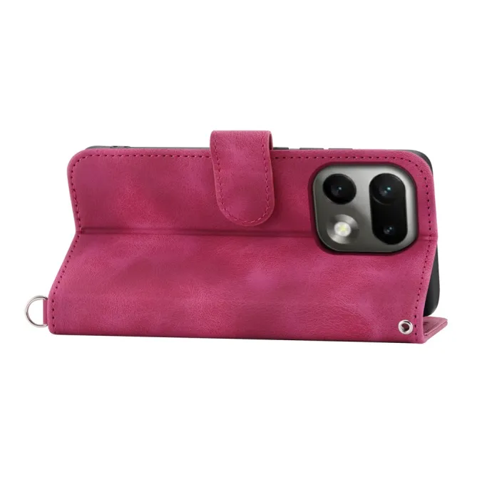 Housse Realme 16 Pro Portefeuille Fleur Bandoulière