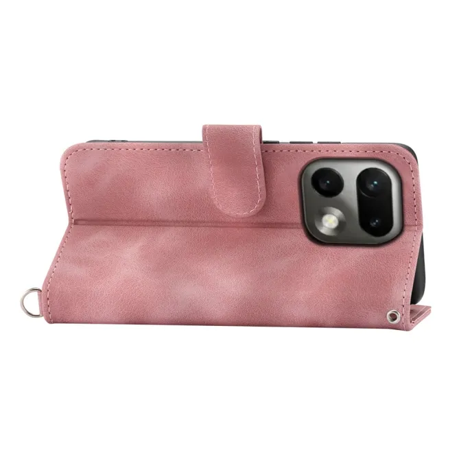 Housse Realme 16 Pro Portefeuille Fleur Bandoulière