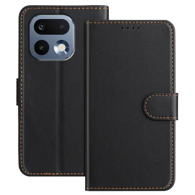 Housse Realme 16 Pro Effet Cuir avec Surpiqûres | CLASSIC