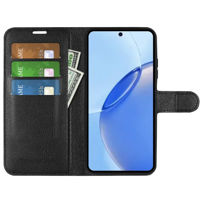 Housse Realme 16 Pro Portefeuille Litchi