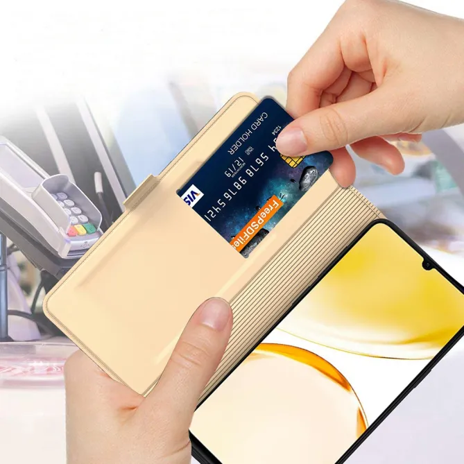 Housse Realme 16 Pro+ Texture Satinée à Clapet Magnétique