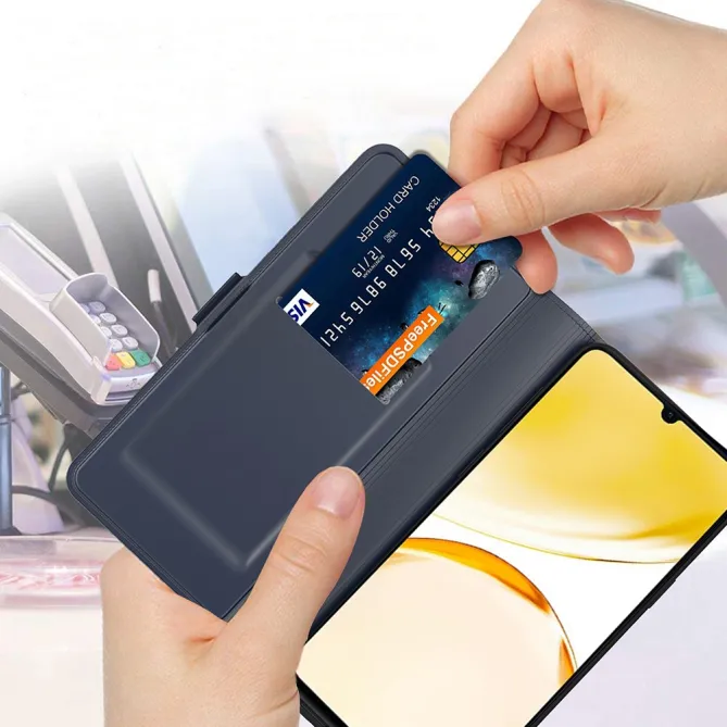 Housse Realme 16 Pro+ Texture Satinée à Clapet Magnétique