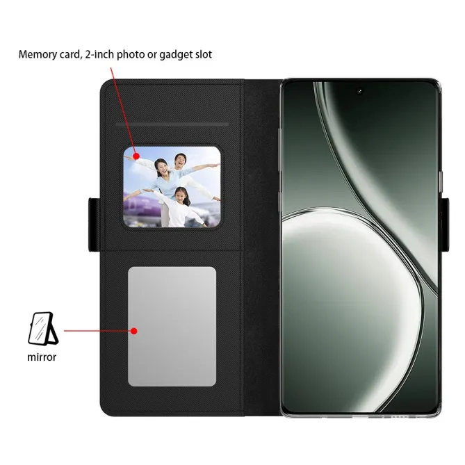 Flip Cover Realme 16 Pro+ Magnétique avec miroir