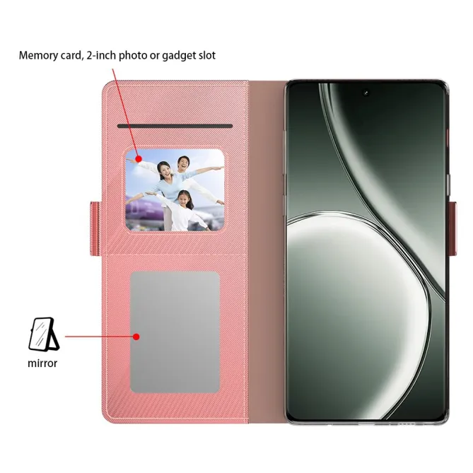Flip Cover Realme 16 Pro+ Magnétique avec miroir