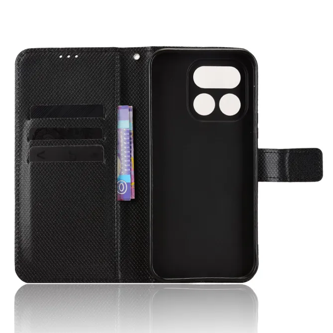 Housse Realme 16 Pro+ Portefeuille Diamant Bandoulière