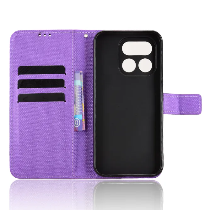 Housse Realme 16 Pro+ Portefeuille Diamant Bandoulière