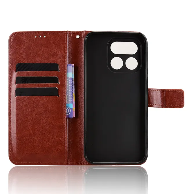 Housse Realme 16 Pro+ Cuir Patiné Style Vintage