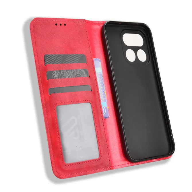 Housse Realme 16 Pro+ Portefeuille Rétro