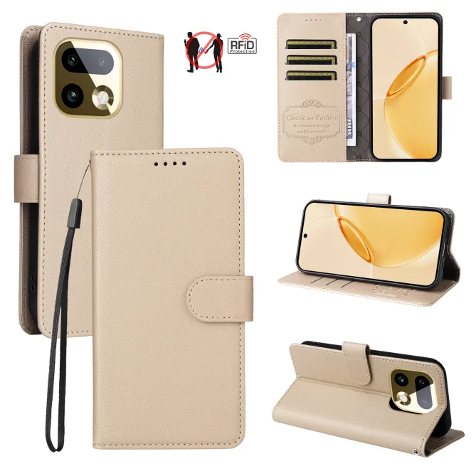 Housse Realme 16 Pro+ Portefeuille RFID Bandoulière