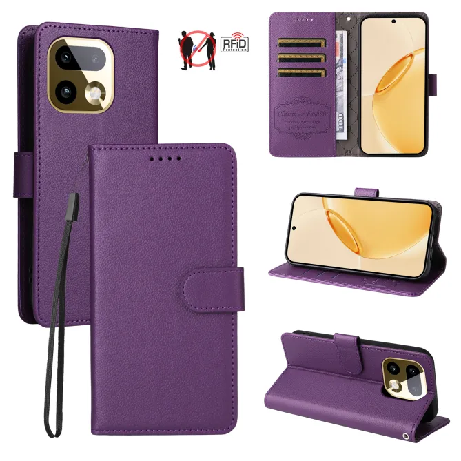 Housse Realme 16 Pro+ Portefeuille RFID Bandoulière