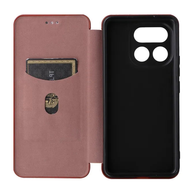 Flip Cover Realme 16 Pro+ Fibre de Carbone