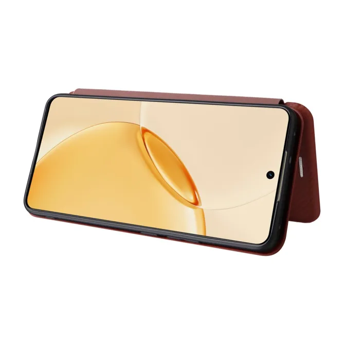 Flip Cover Realme 16 Pro+ Fibre de Carbone