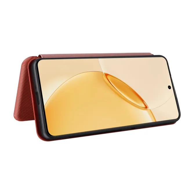 Flip Cover Realme 16 Pro+ Fibre de Carbone