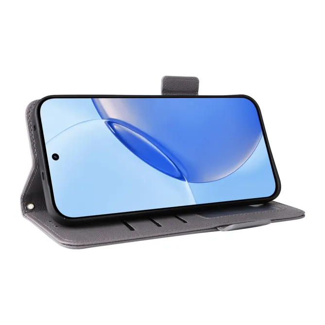 Housse Realme 16 Pro Plus Folken Effet Cuir Litchi Bandoulière