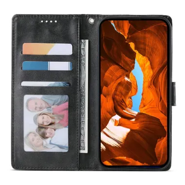 Housse Realme 16 Pro+ Aspect Cuir Lisse avec Dragonne