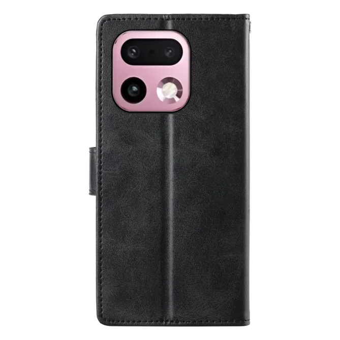 Housse Realme 16 Pro+ Aspect Cuir Lisse avec Dragonne