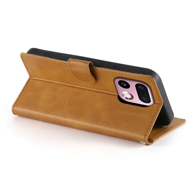 Housse Realme 16 Pro+ Aspect Cuir Lisse avec Dragonne