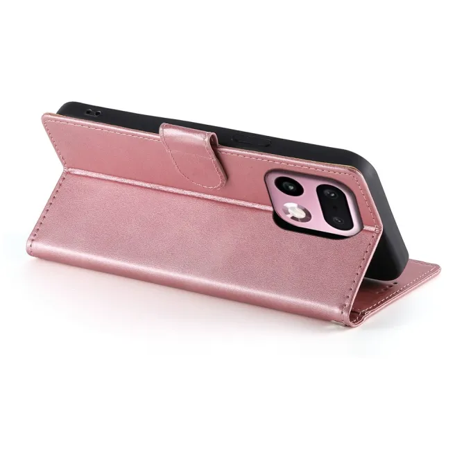 Housse Realme 16 Pro+ Aspect Cuir Lisse avec Dragonne