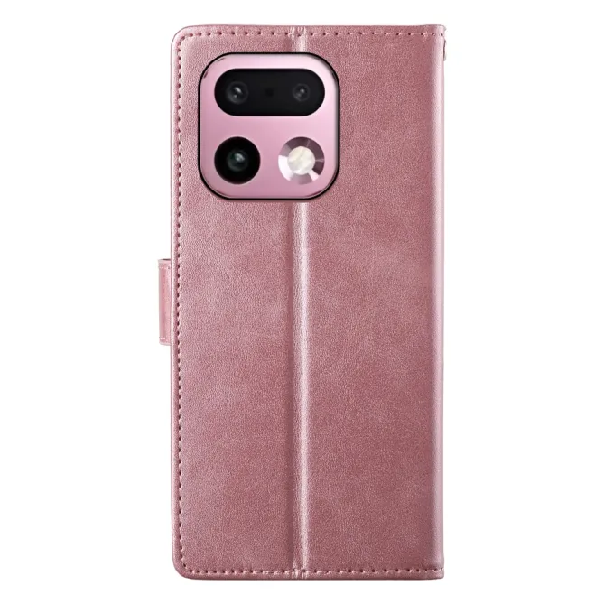 Housse Realme 16 Pro+ Aspect Cuir Lisse avec Dragonne