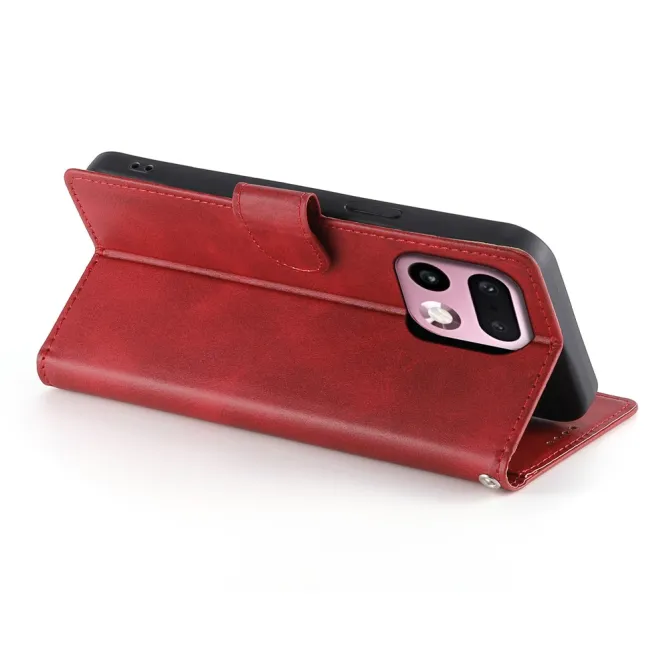 Housse Realme 16 Pro+ Aspect Cuir Lisse avec Dragonne