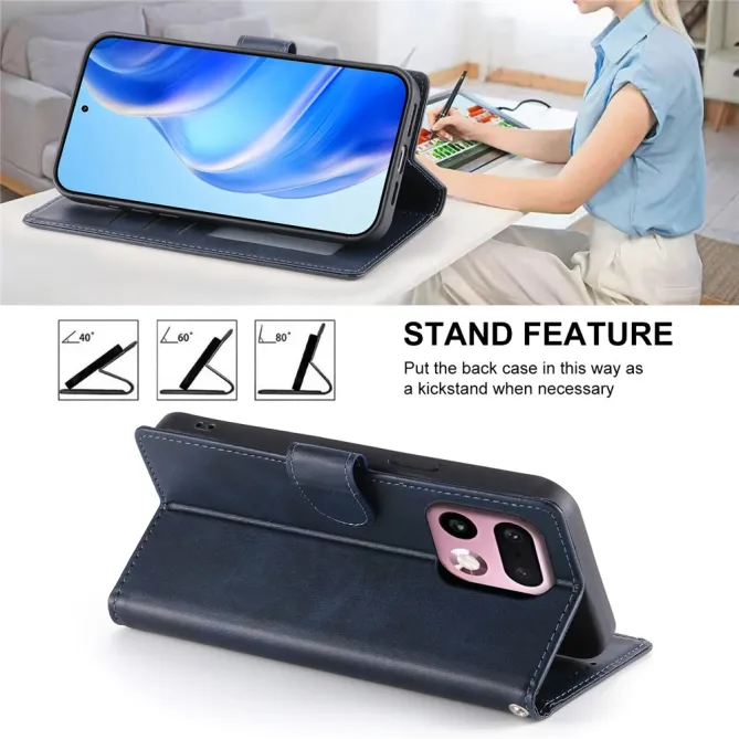 Housse Realme 16 Pro+ Aspect Cuir Lisse avec Dragonne