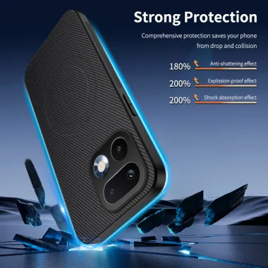 Coque Realme 16 Pro+ Fibre de Carbone Magnétique