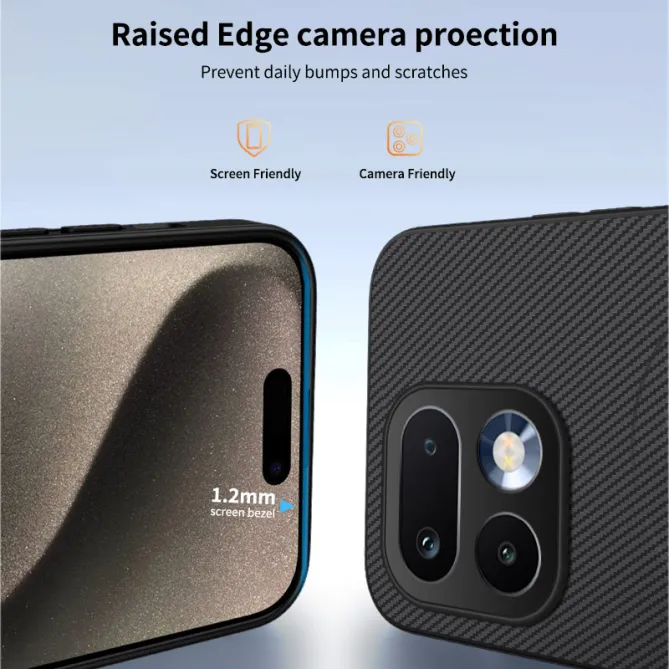 Coque Realme 16 Pro+ Fibre de Carbone Magnétique