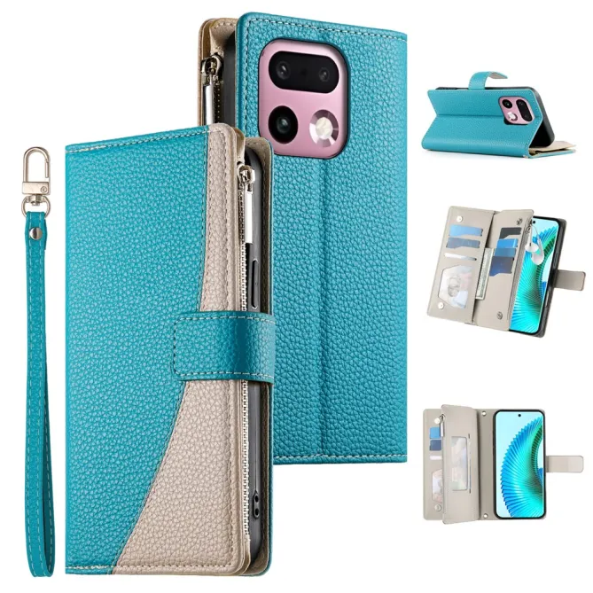 Housse Realme 16 Pro+ Zippé avec Bandoulière et Dragonne