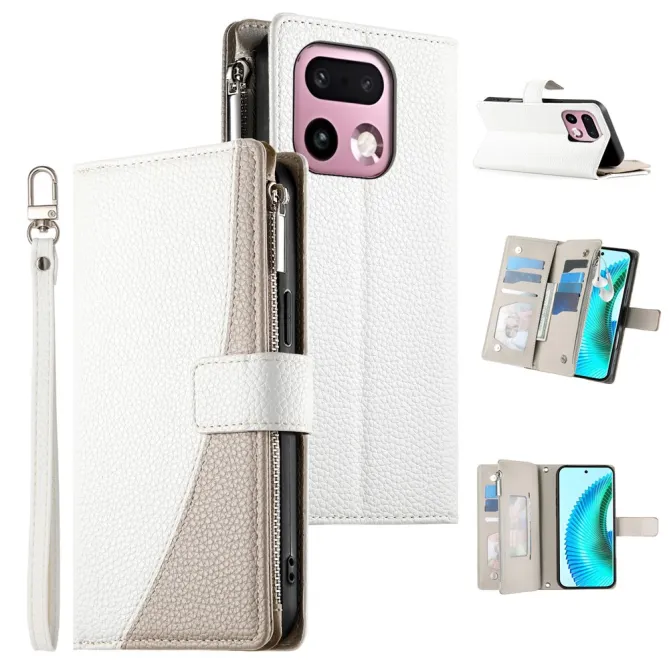 Housse Realme 16 Pro+ Zippé avec Bandoulière et Dragonne