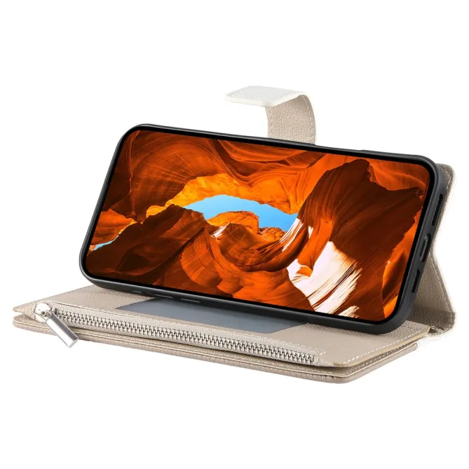 Housse Realme 16 Pro+ Zippé avec Bandoulière et Dragonne