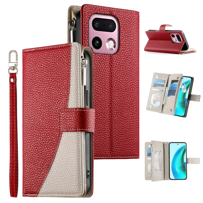 Housse Realme 16 Pro+ Zippé avec Bandoulière et Dragonne