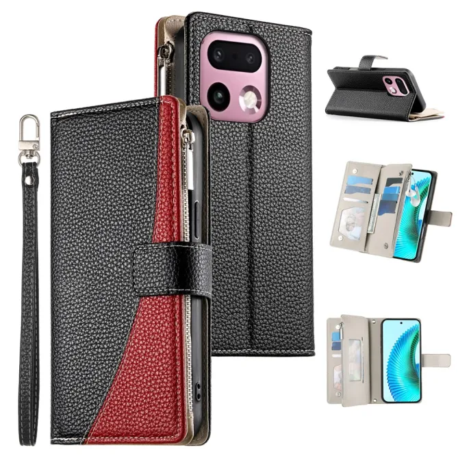 Housse Realme 16 Pro+ Zippé avec Bandoulière et Dragonne