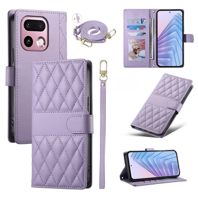 Housse Realme 16 Pro+ Design Matelassé à Lanière