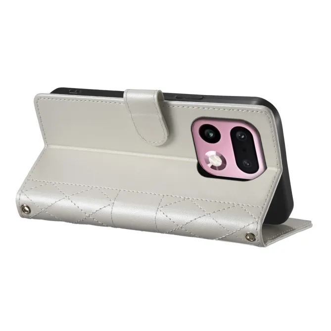 Housse Realme 16 Pro+ Design Matelassé à Lanière