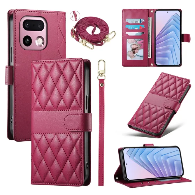 Housse Realme 16 Pro+ Design Matelassé à Lanière