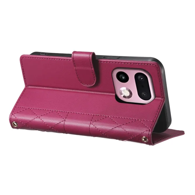 Housse Realme 16 Pro+ Design Matelassé à Lanière