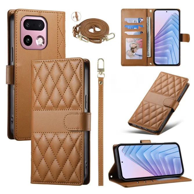 Housse Realme 16 Pro+ Design Matelassé à Lanière