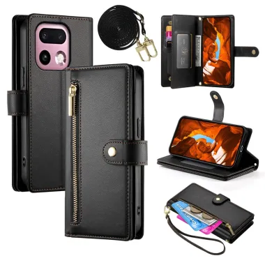 Housse Realme 16 Pro+ Portefeuille avec Bandoulière